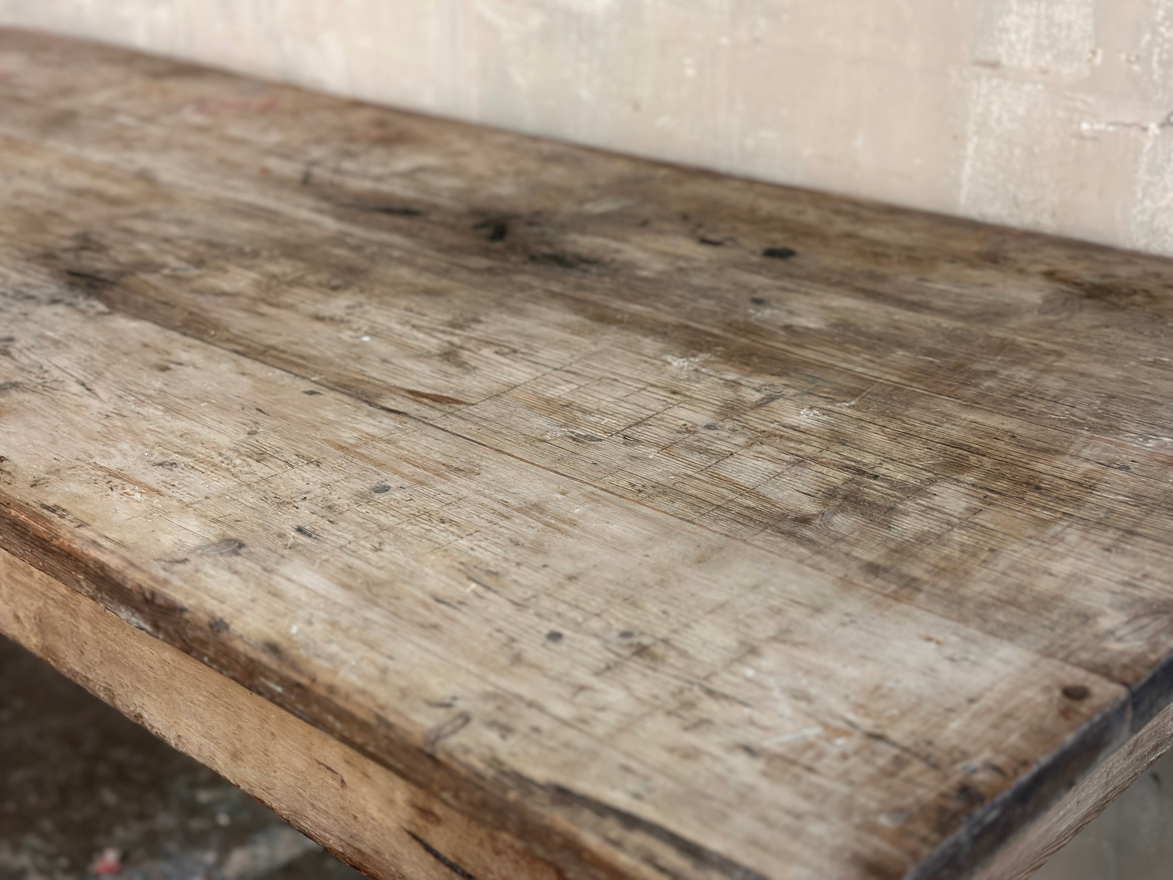 Rustic pine table