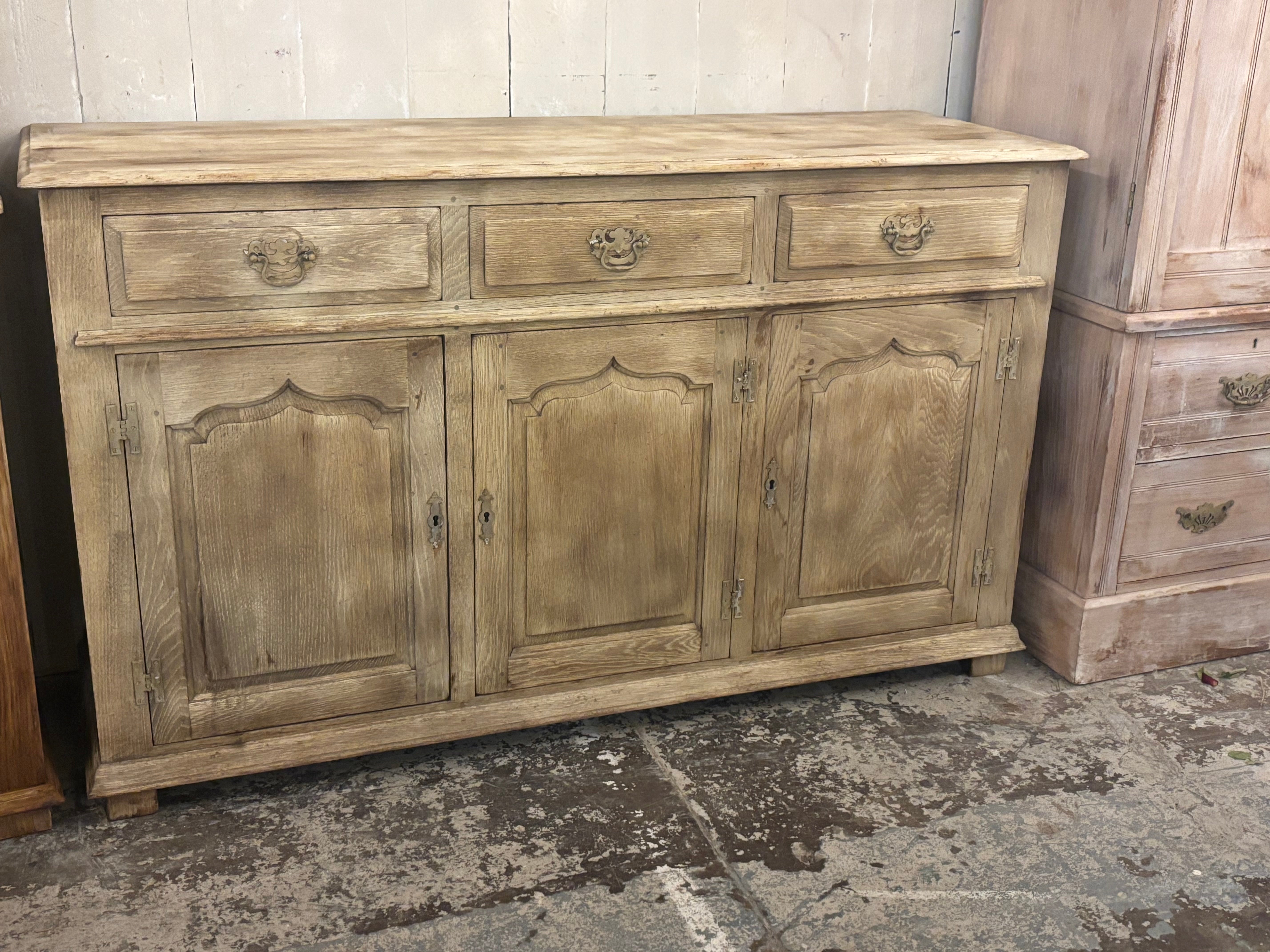 Antique oak sideboard