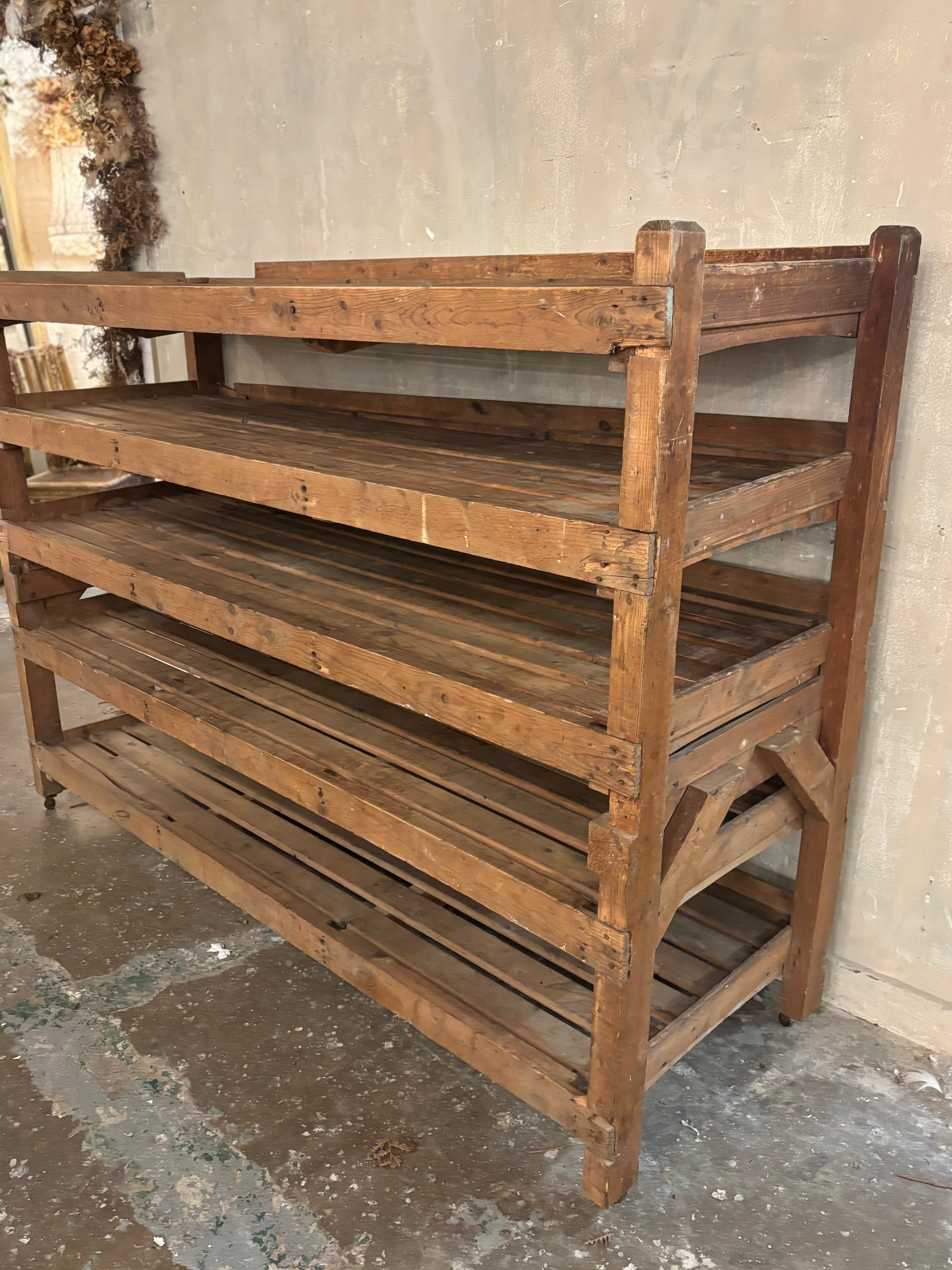 Rustic Bakers Rack