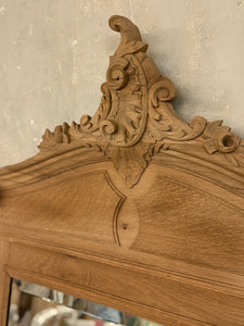 French oak mirror