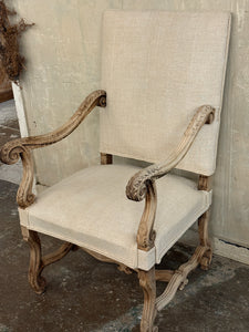 Carved armchair