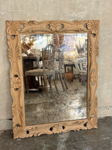 Pretty little oak mirror