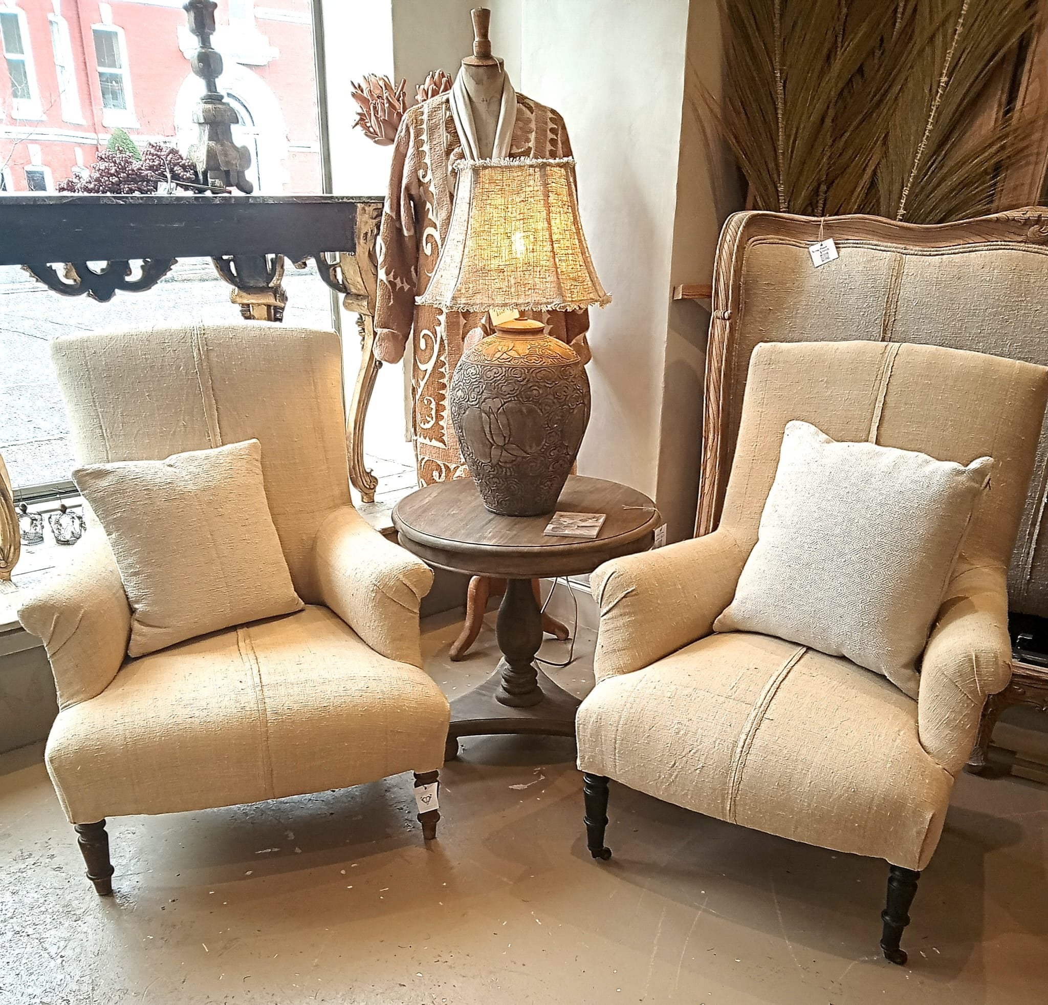 Stunning pair of French armchairs