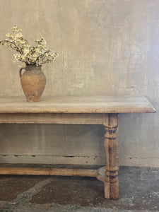 Chunky French oak table