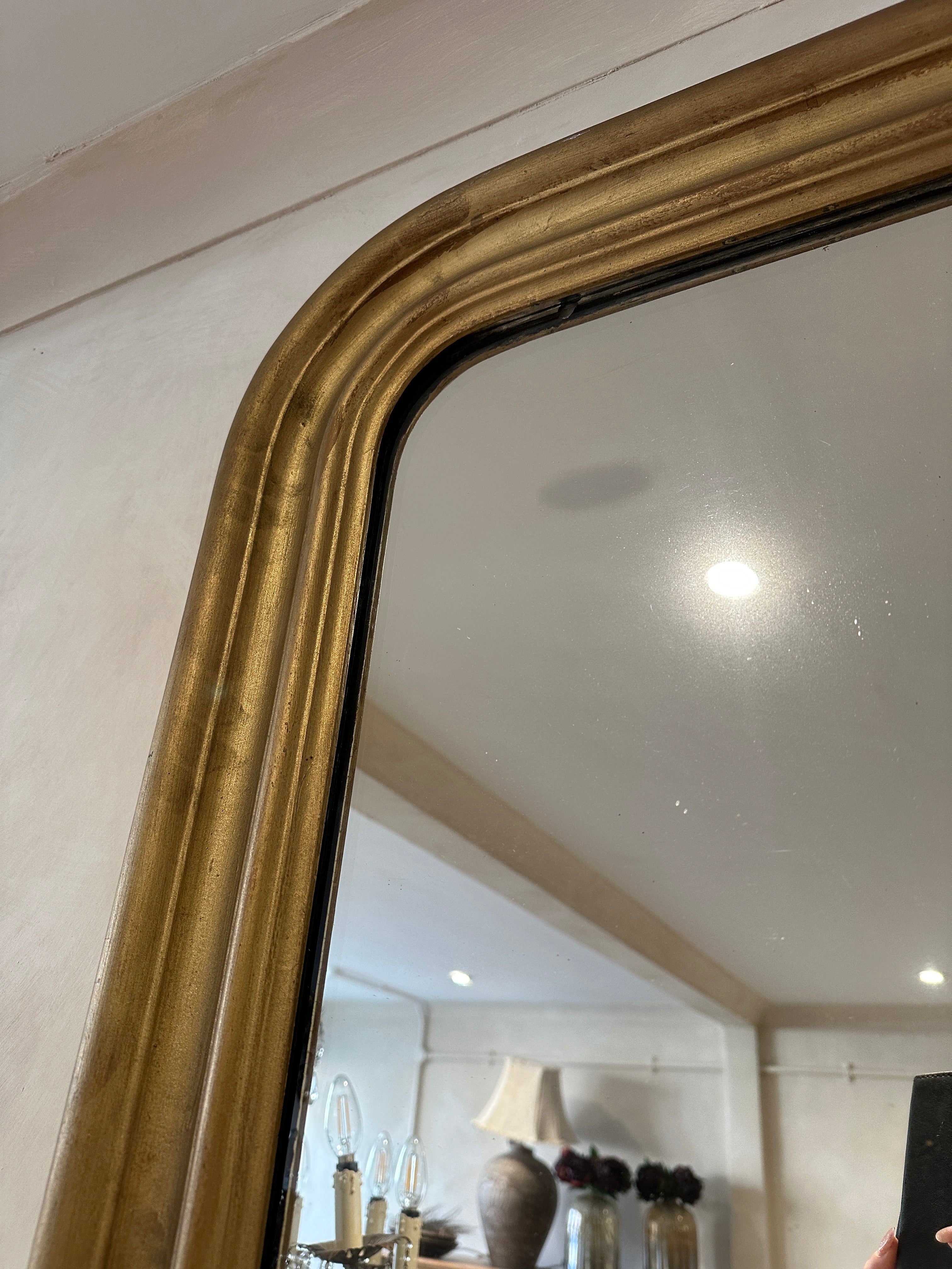 French free standing mirror