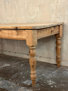 Large pine farmhouse table