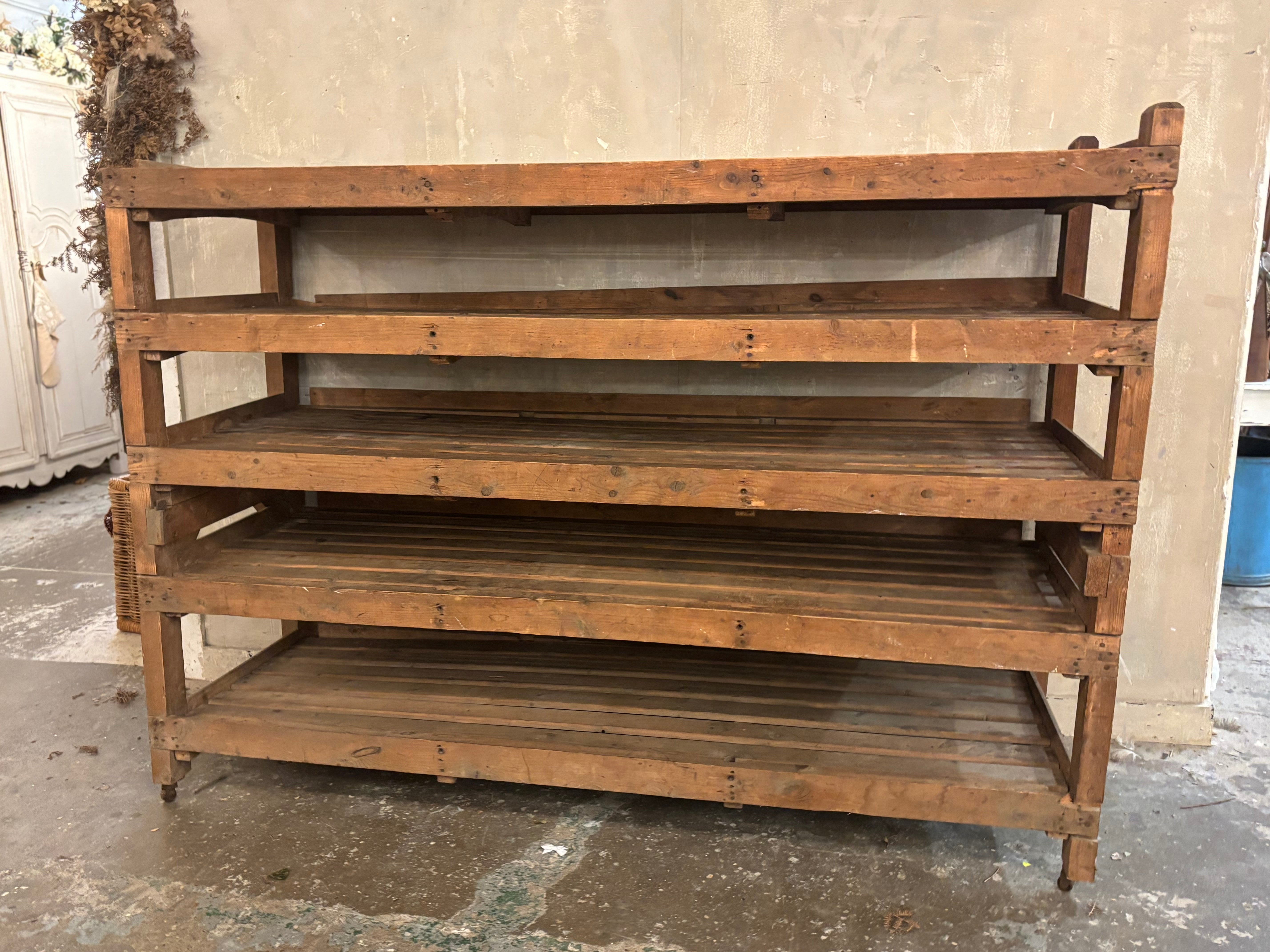Rustic Bakers Rack