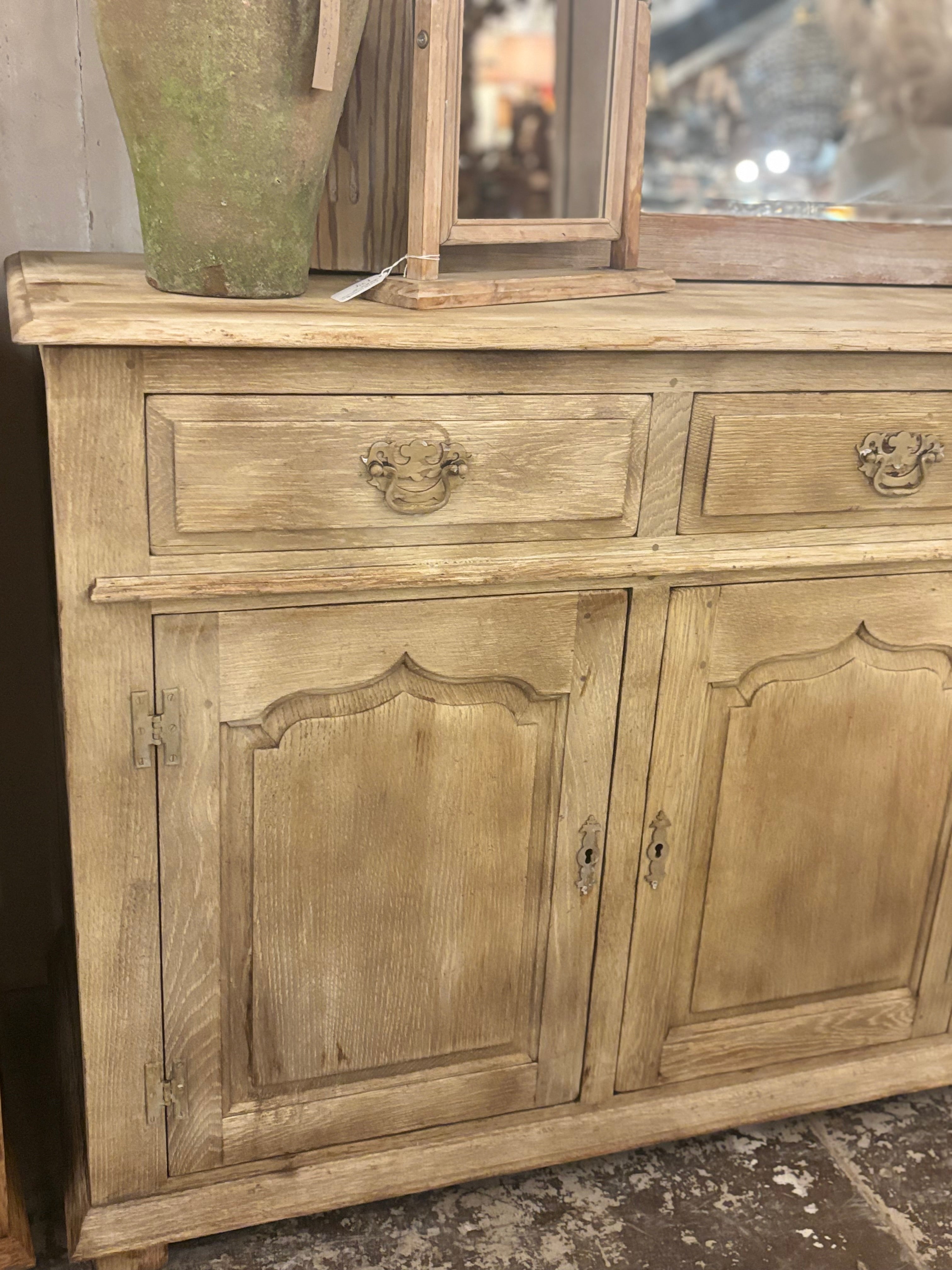 Antique oak sideboard