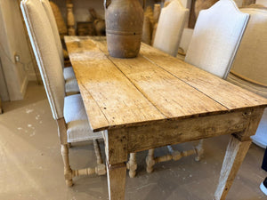 French farmhouse table