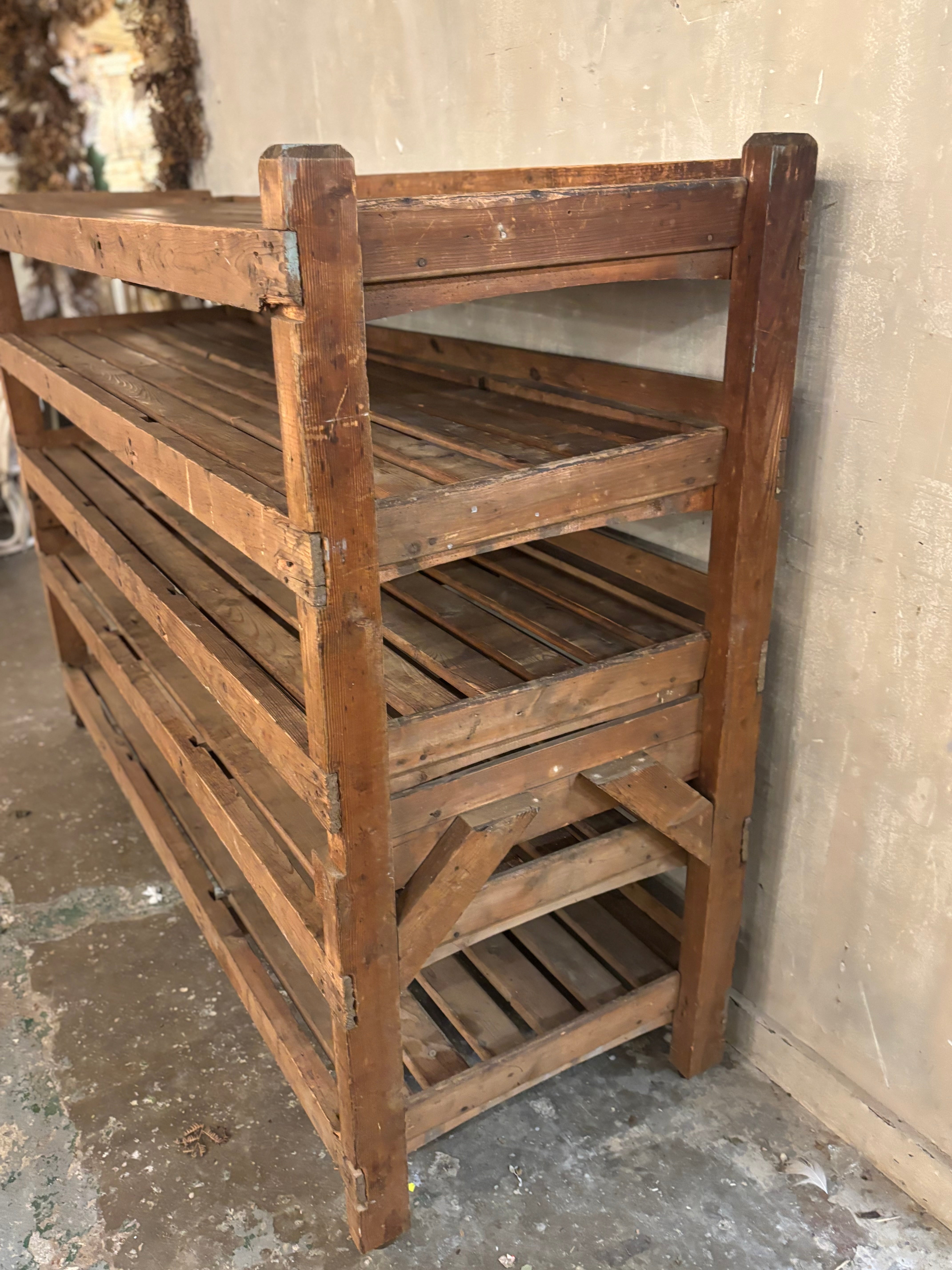 Rustic Bakers Rack