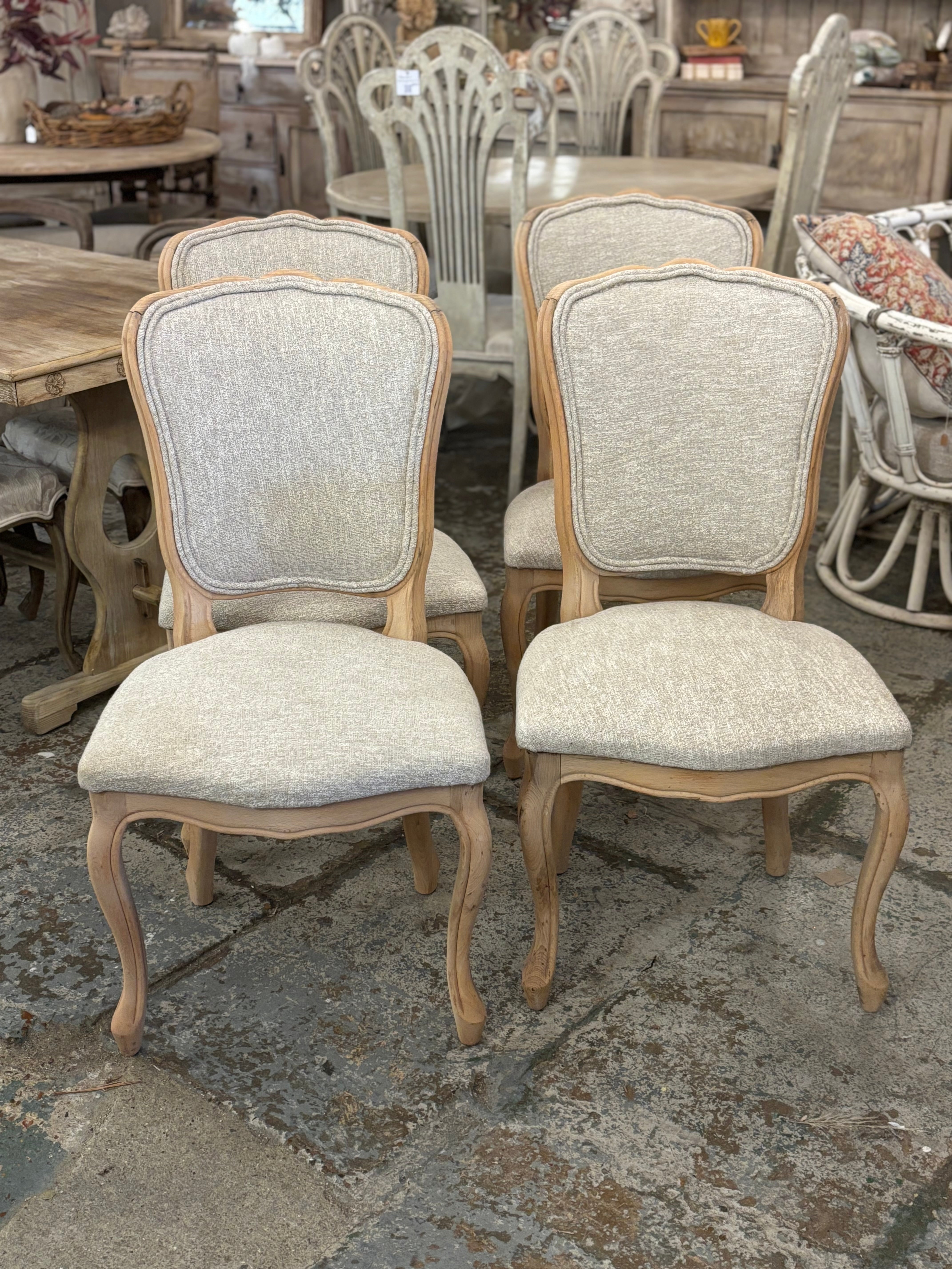 Set of four Provincial Style dining chairs