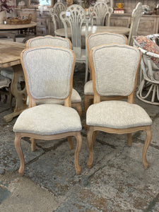 Set of four Provincial Style dining chairs