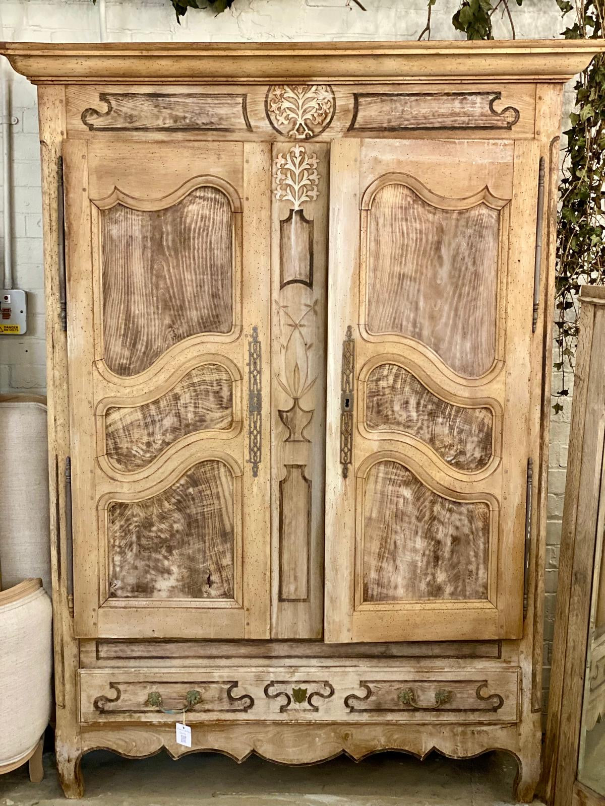 French inlaid armoire