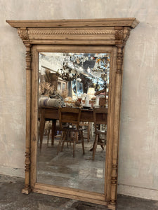 Oak mirror