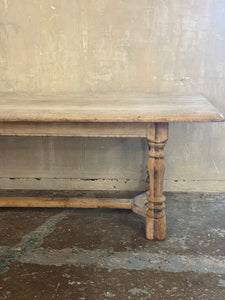 Chunky French oak table