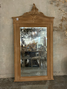 French oak mirror