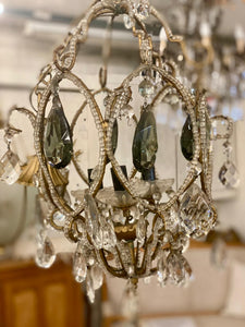 Pretty little beaded chandelier