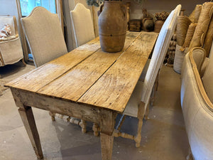 French farmhouse table