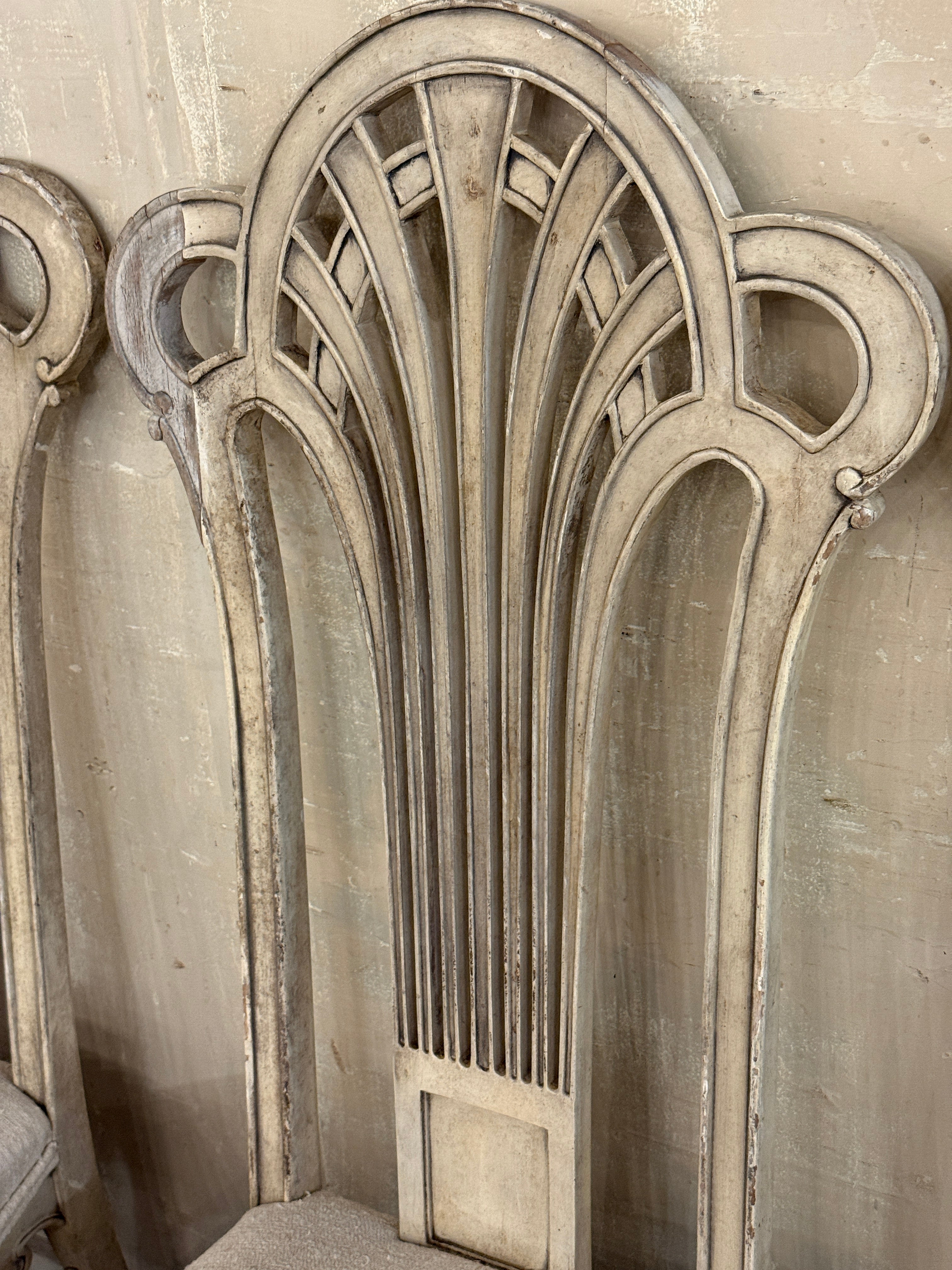 Vintage Carved Dining Chairs set of 4