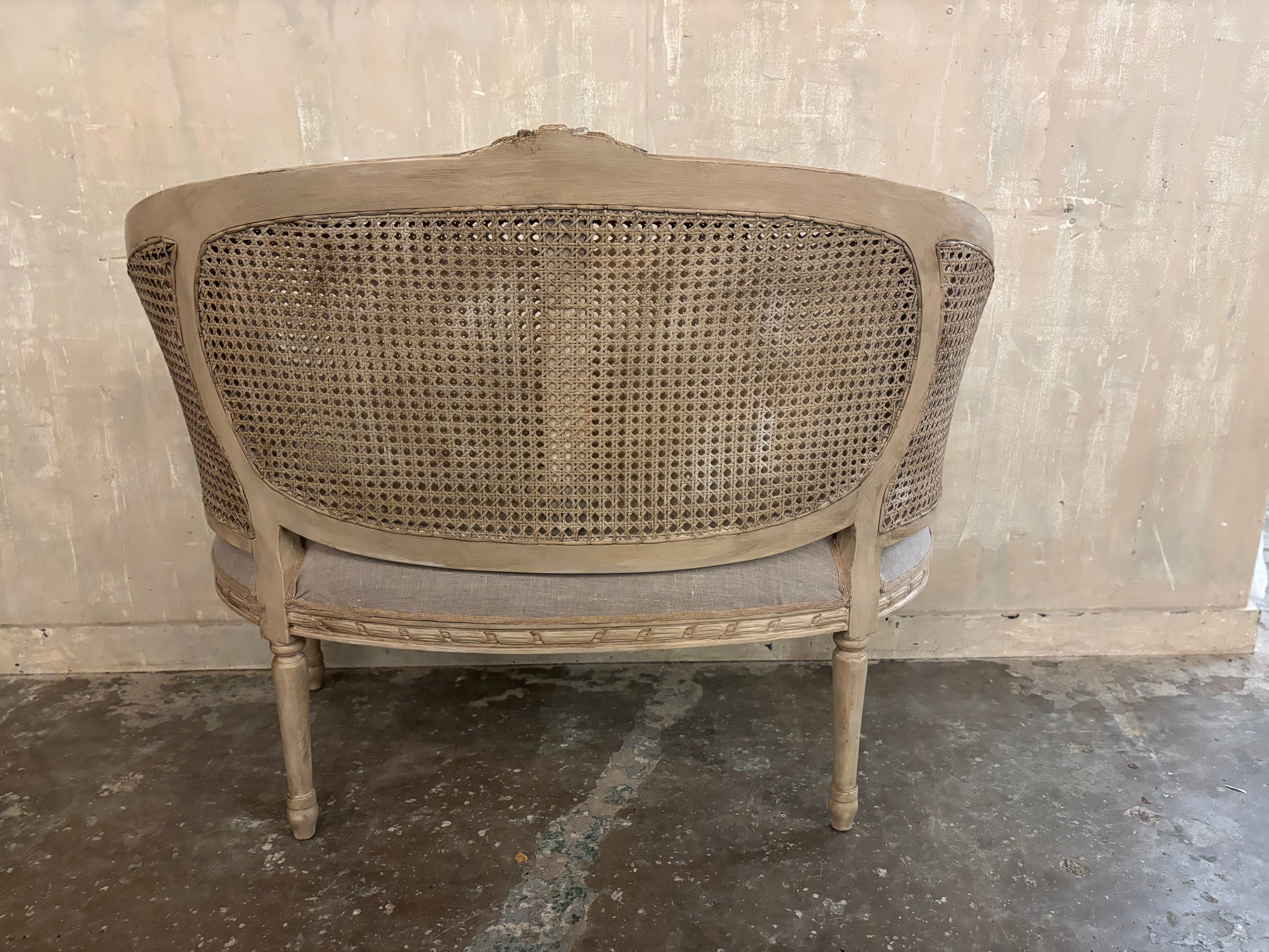 French Style Rattan Sofa