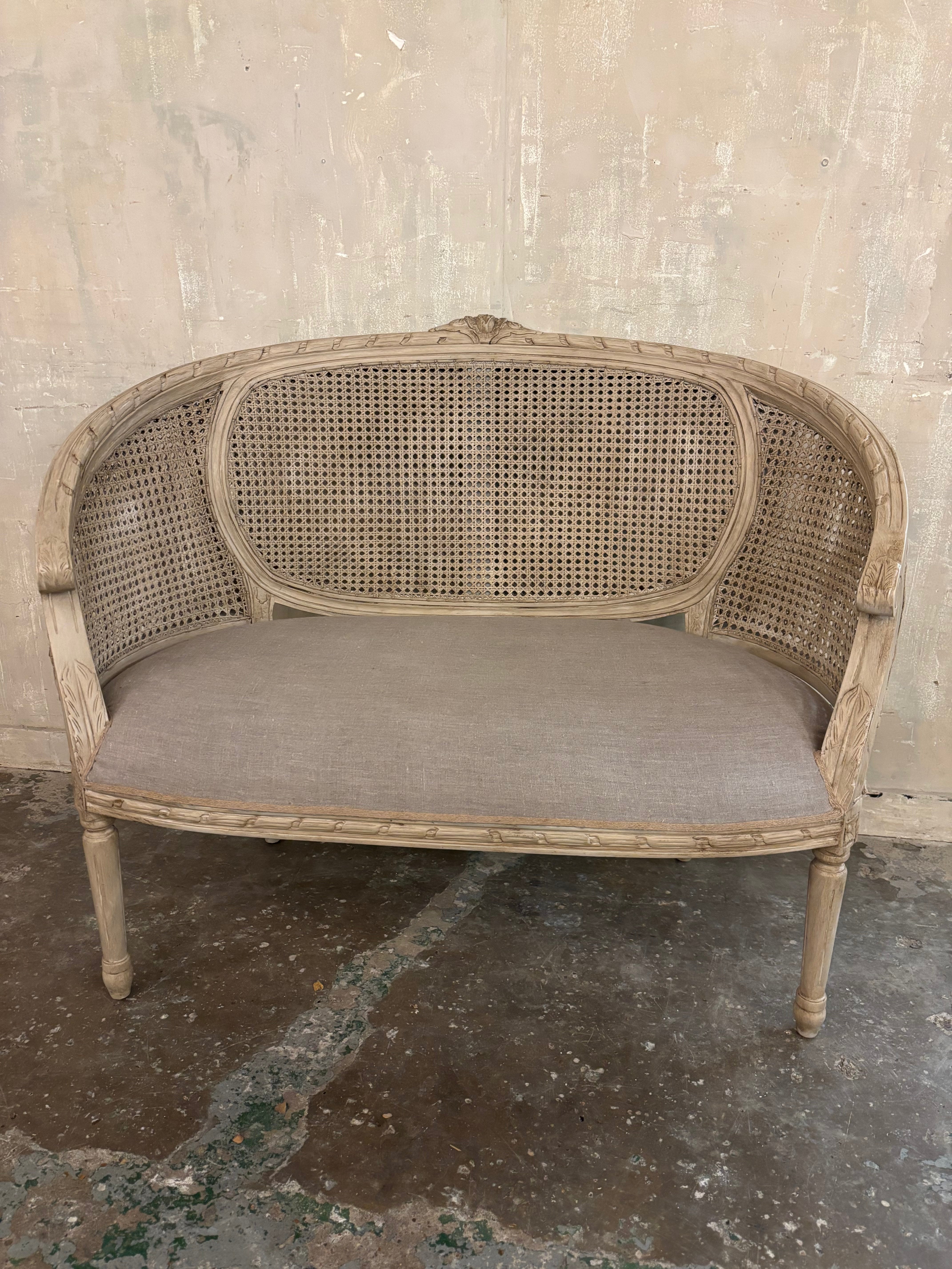 French Style Rattan Sofa