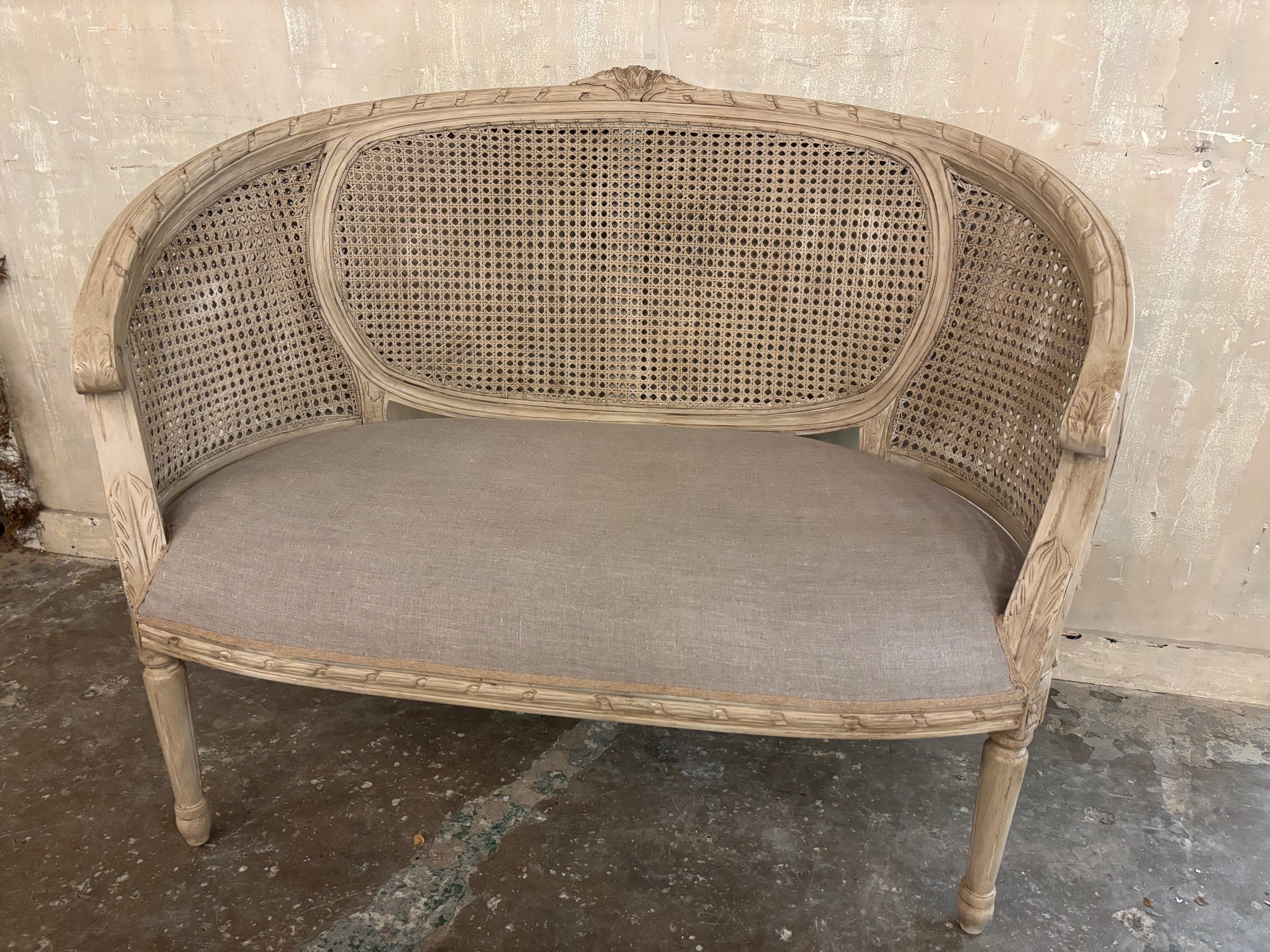 French Style Rattan Sofa