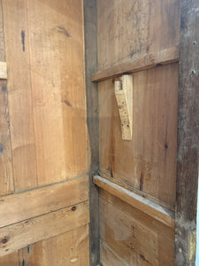 French Carved Stripped-Back Armoire
